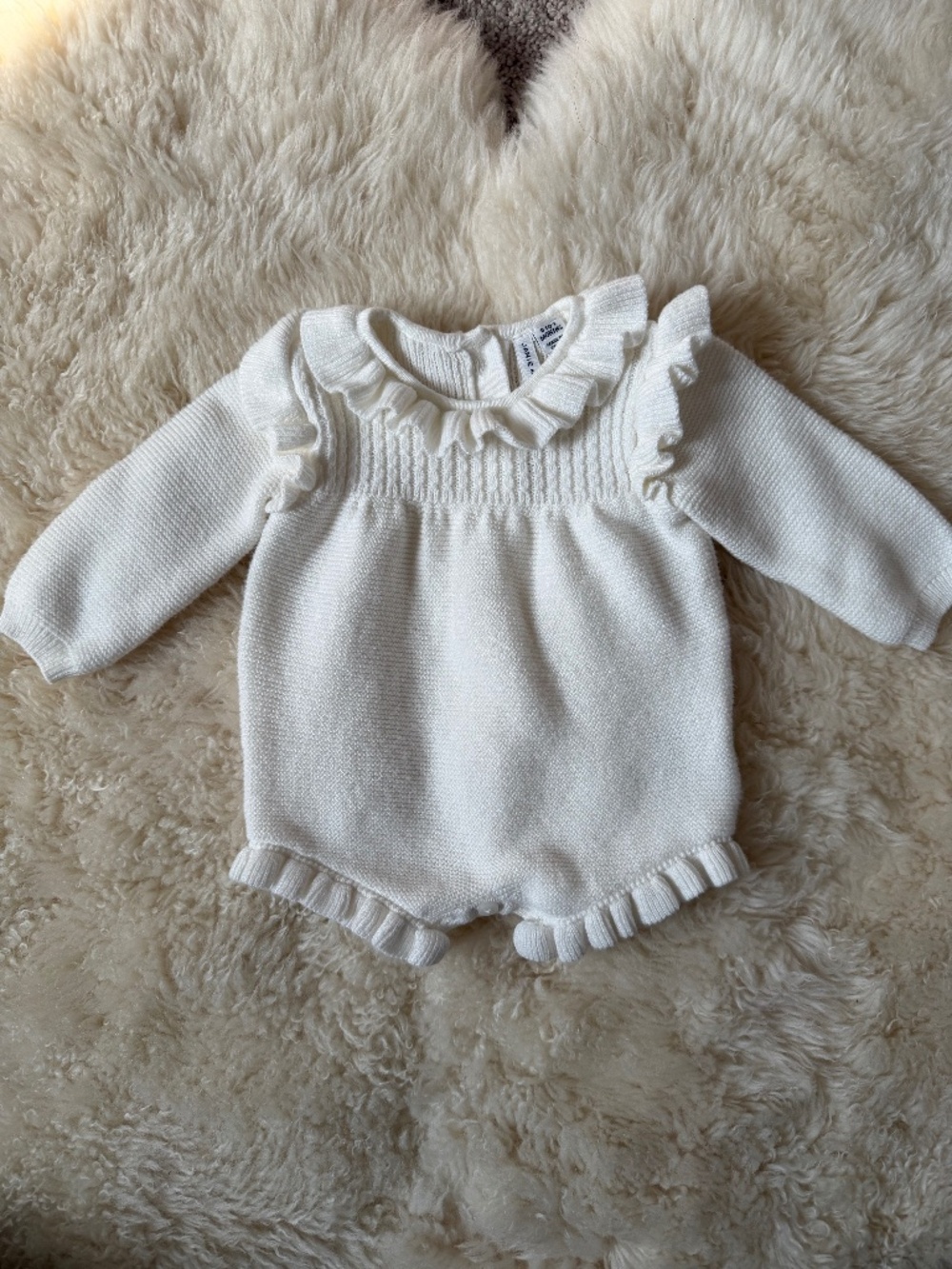 Janie and Jack Ruffled Romper